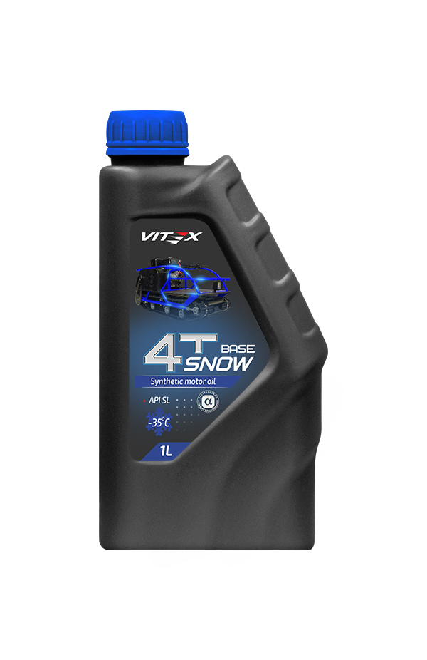 Масло моторное для мотобуксировщиков и снегоходов Vitex Snow Base 5W-40 1 л поставки в УрФО со складов в регионе
