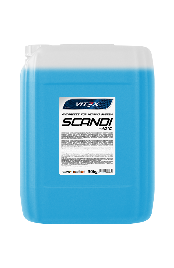 Антифриз для системы отопления Vitex Scandi -40°С (синий) 30 кг