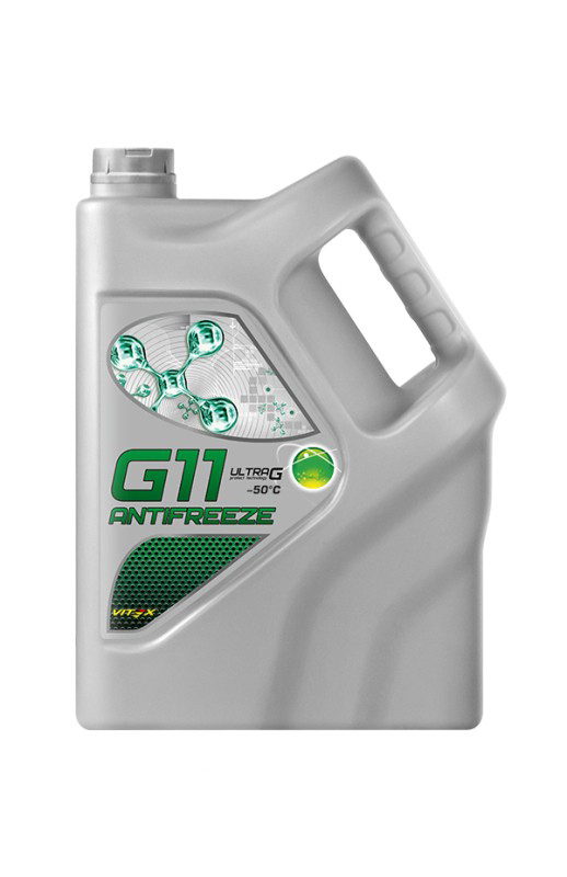 Жидкость охлаждающая низкозамерзающая Antifreeze Vitex Ultra G11-50 Green 10 кг
