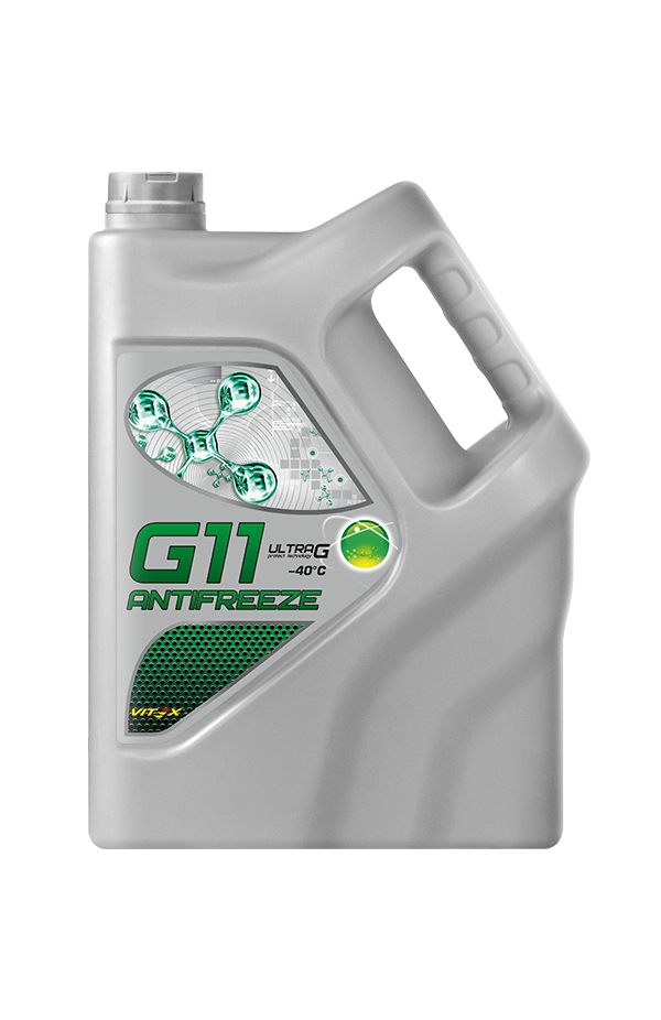 Жидкость охлаждающая низкозамерзающая Antifreeze Vitex Ultra G11-40 Green 10 кг