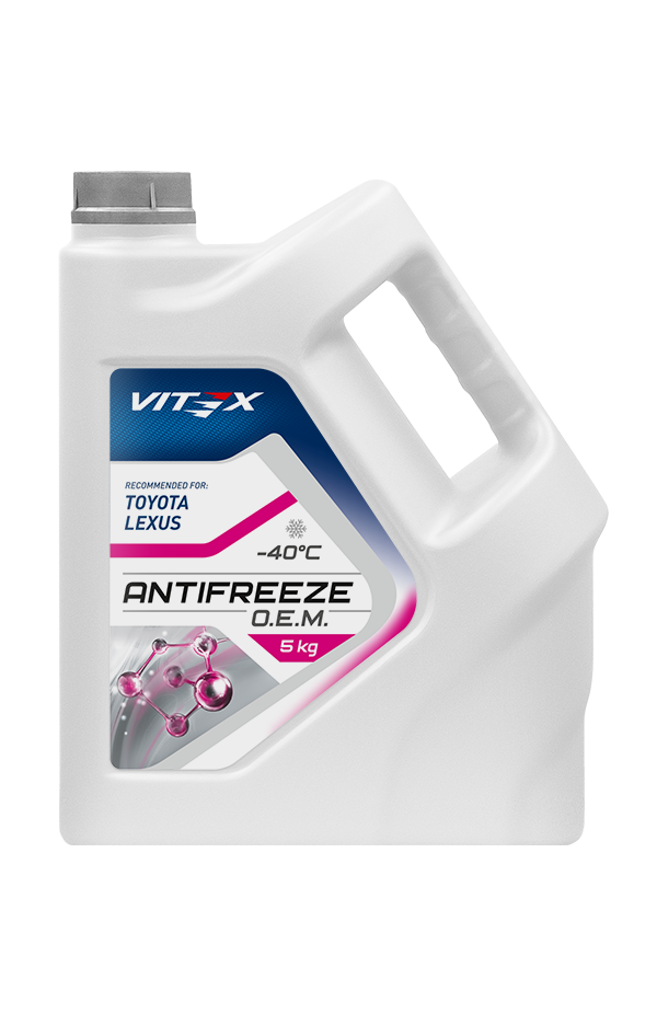 Жидкость охлаждающая низкозамерзающая Antifreeze Vitex O.E.M. for Toyota Lexus -40 5 кг