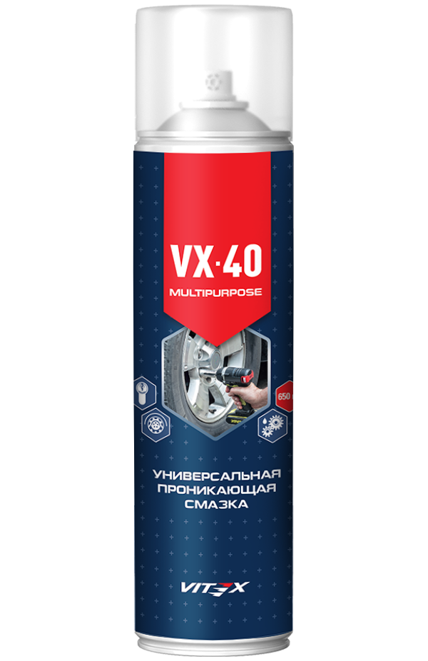 Смазка универсальная проникающая Vitex VX-40 650 мл