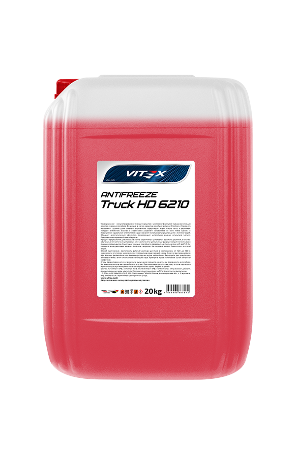 Жидкость охлаждающая низкозамерзающая Антифриз Vitex Truck HD 6210 20 кг