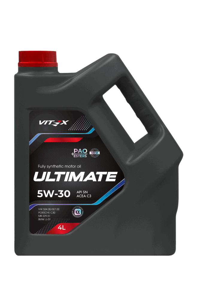 Моторное масло Vitex Ultimate – синтетика премиум-класса