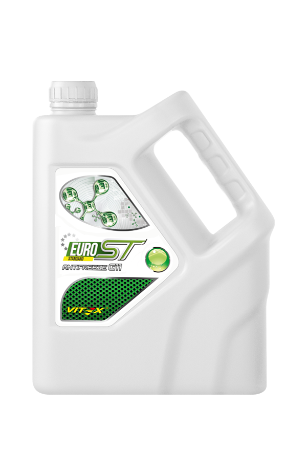 Жидкость охлаждающая низкозамерзающая Antifreeze Vitex G11 EURO ST standard Green 3 кг